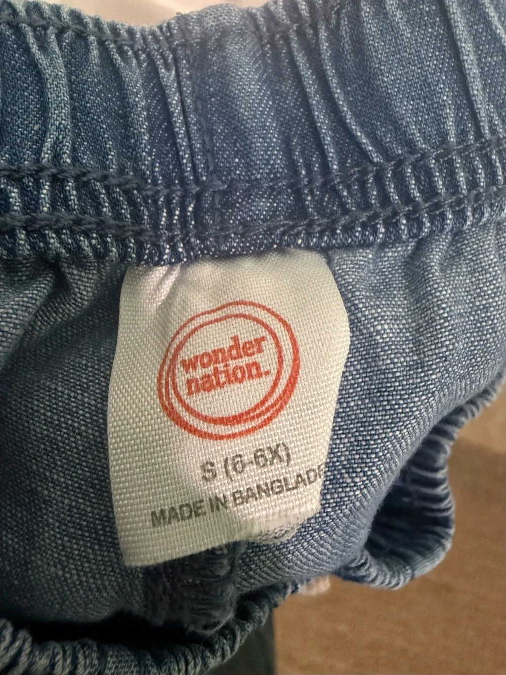 Girls Pull On Jean Shorts